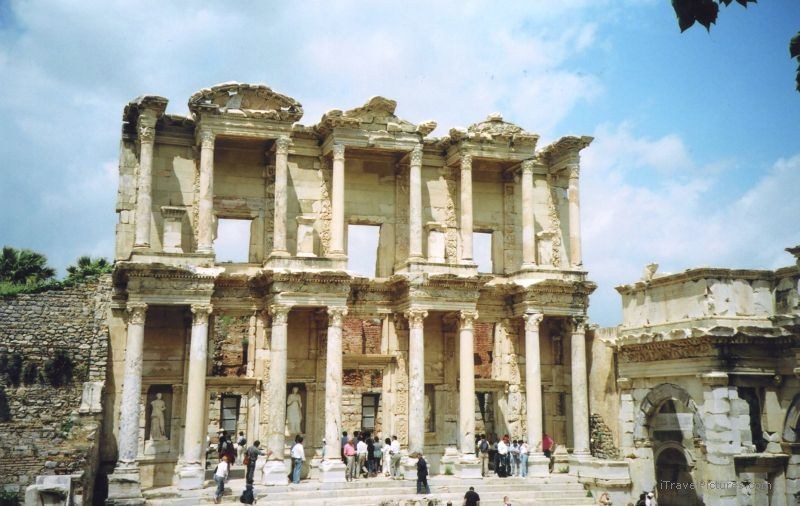 Ephesus roman column ruin ruins columns